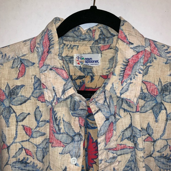 Reyn Spooner Multicolor Floral Reverse Print Mens - Picture 1 of 6